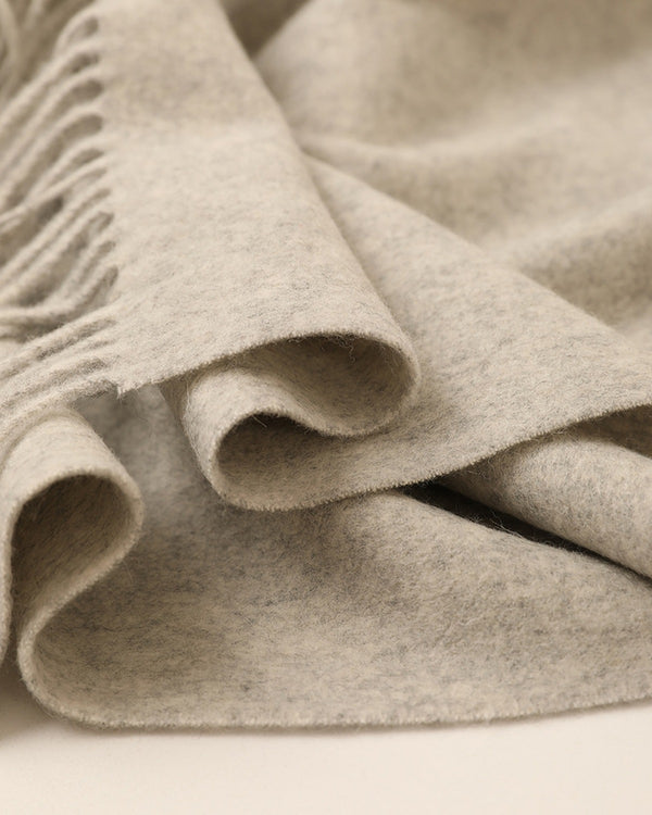 The Nomad Lambswool Blanket-Wrap, detail 1