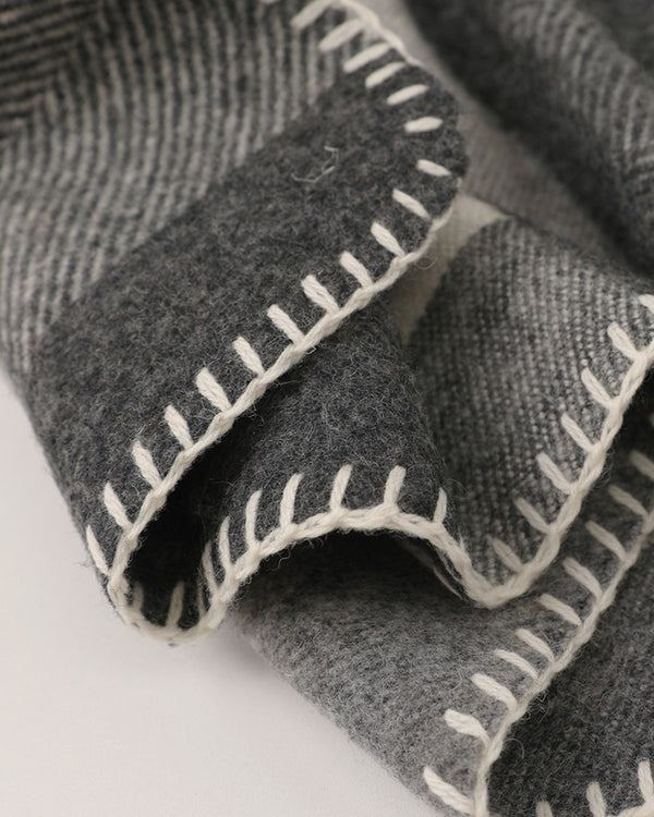 The Nomad Twill Wool Throw, detail 3