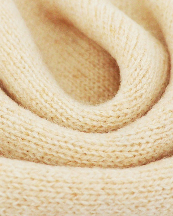 The 100% Wool Commuter Collar detail