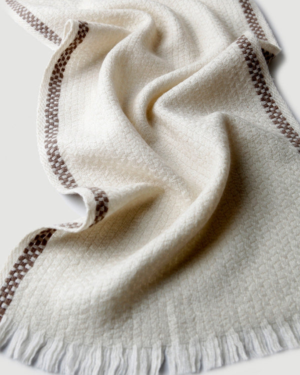 The Herringbone Wool Scarf, detail 1