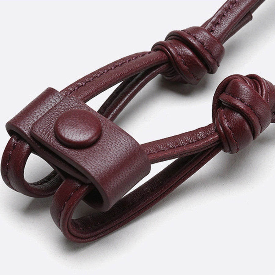 The Matera Woven Pouch — Knotted cord