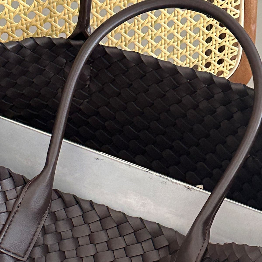 The Palermo Woven Tote — Basket profile