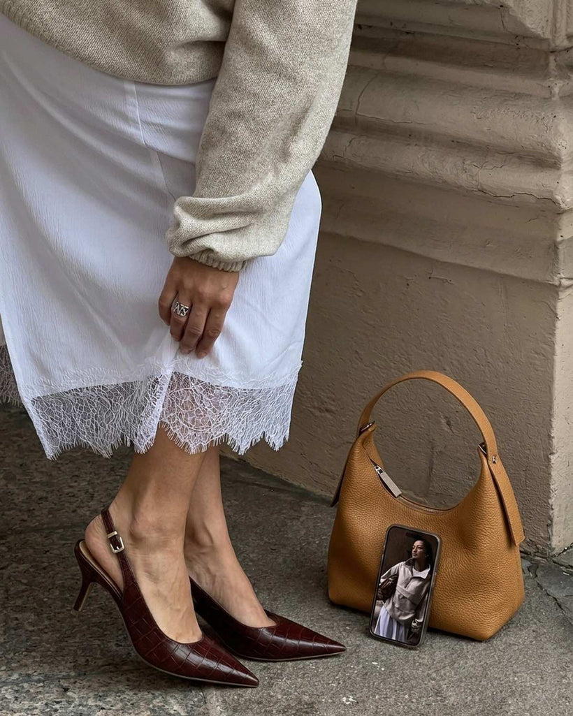 The Lido Mini Hobo — worn