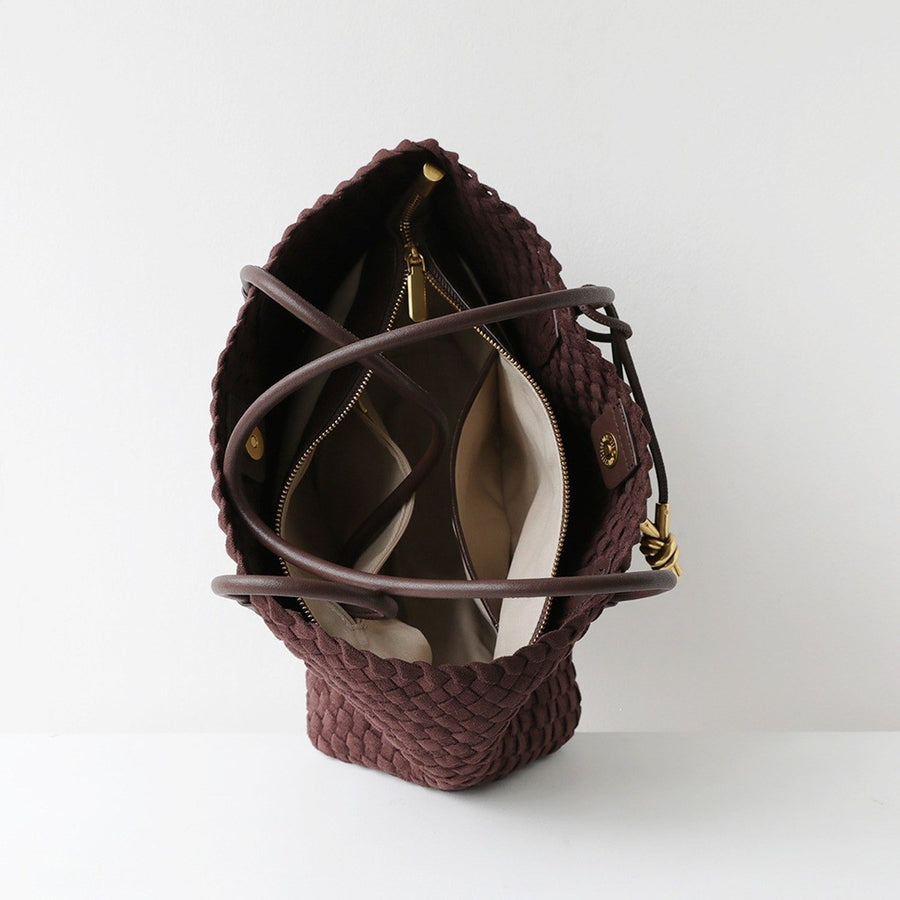 The Torino Woven Tote — Inside