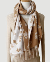 La bufanda de jacquard Wildflower