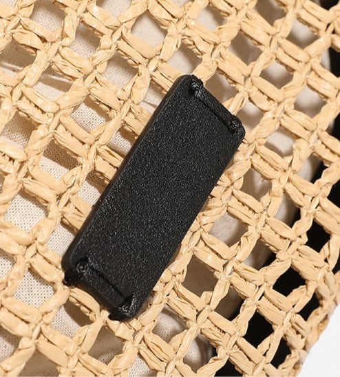 Das offene Raffia-Marktset