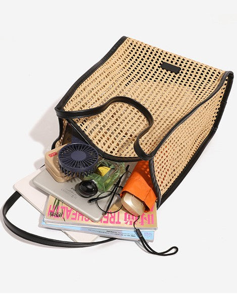 Das offene Raffia-Marktset