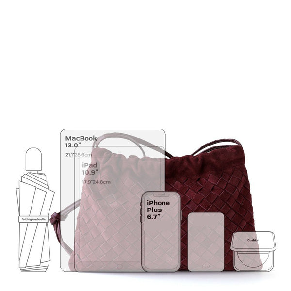 Wildfool The Mantova Drawstring Pouch, what fits
