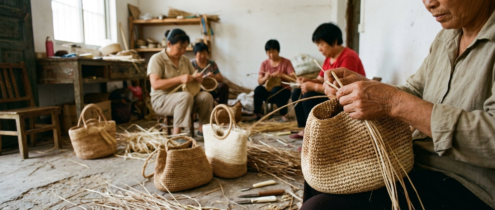 Wildfool straw craft workshop