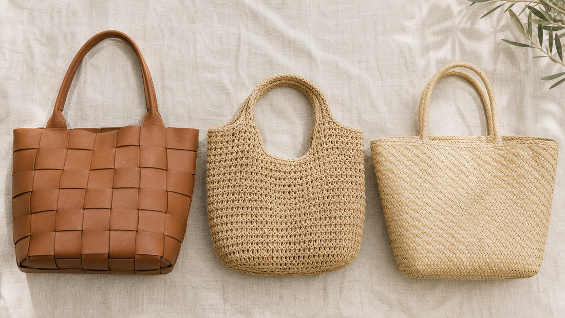 Woven Leather vs Raffia vs Straw Totes