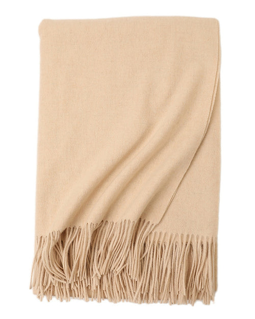 The Nomad Lambswool Blanket-Wrap