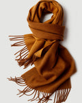 The Reversible Topstitch Scarf in Camel