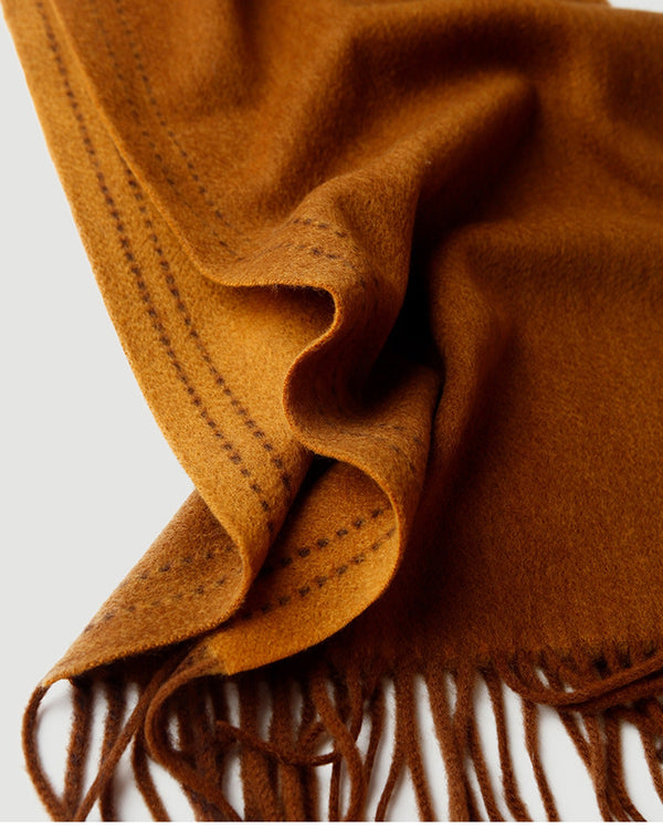 The Reversible Topstitch Scarf, detail 1