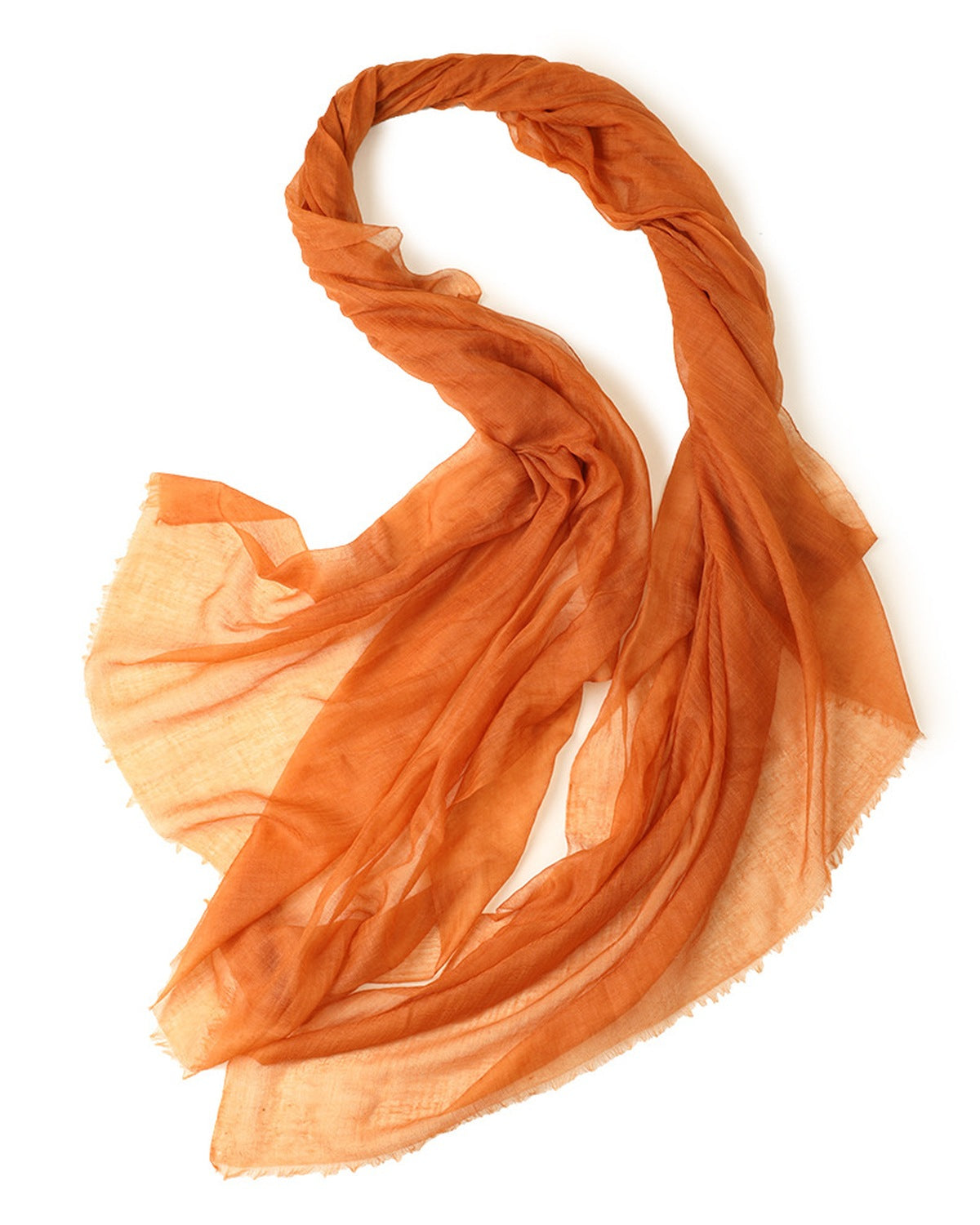The Air Cashmere Stole in Orange