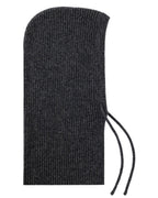 The Wool Balaclava Hood in Dark Grey