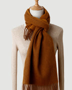 The Reversible Topstitch Scarf in Camel