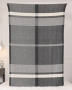 The Nomad Twill Wool Throw in Grey