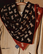 The Silk-Wool Square, Vintage Carriage 85 cm
