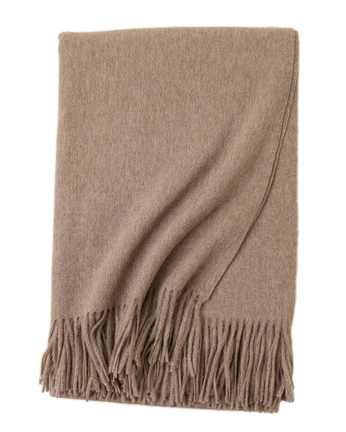 The Nomad Lambswool Blanket-Wrap in Raw