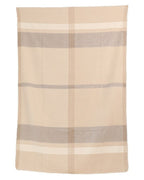 The Nomad Twill Wool Throw in Beige