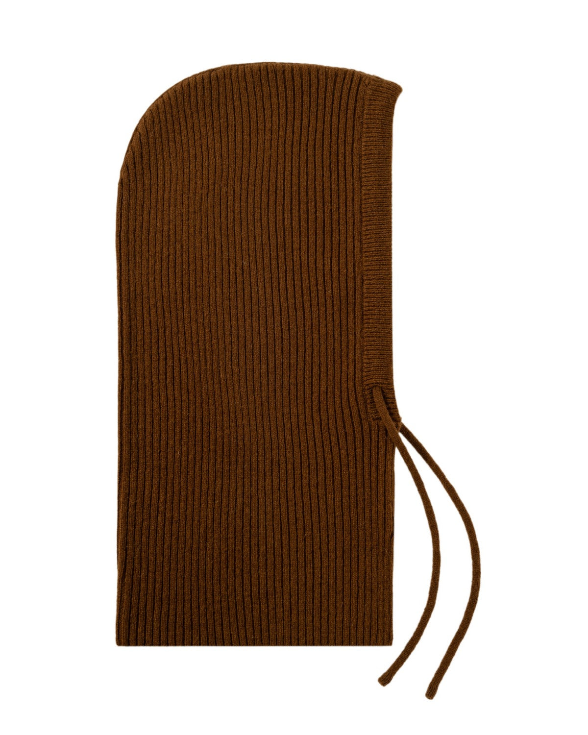 The Wool Balaclava Hood in Espresso