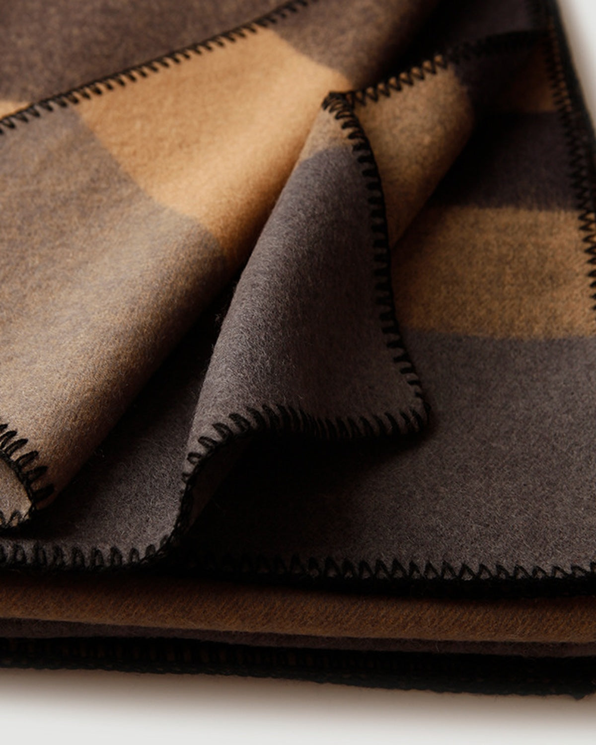 The Heritage Cabin Wool Blanket in Espresso