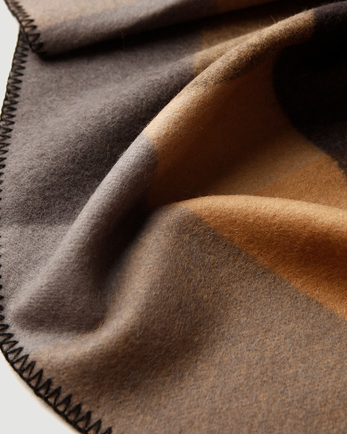 The Heritage Cabin Wool Blanket in Espresso