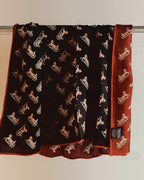 The Silk-Wool Square, Vintage Carriage 85 cm