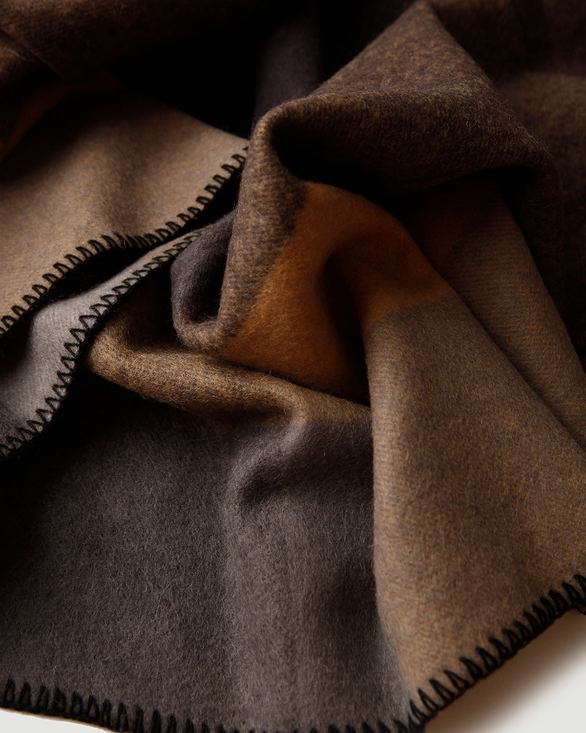 The Heritage Cabin Wool Blanket in Espresso