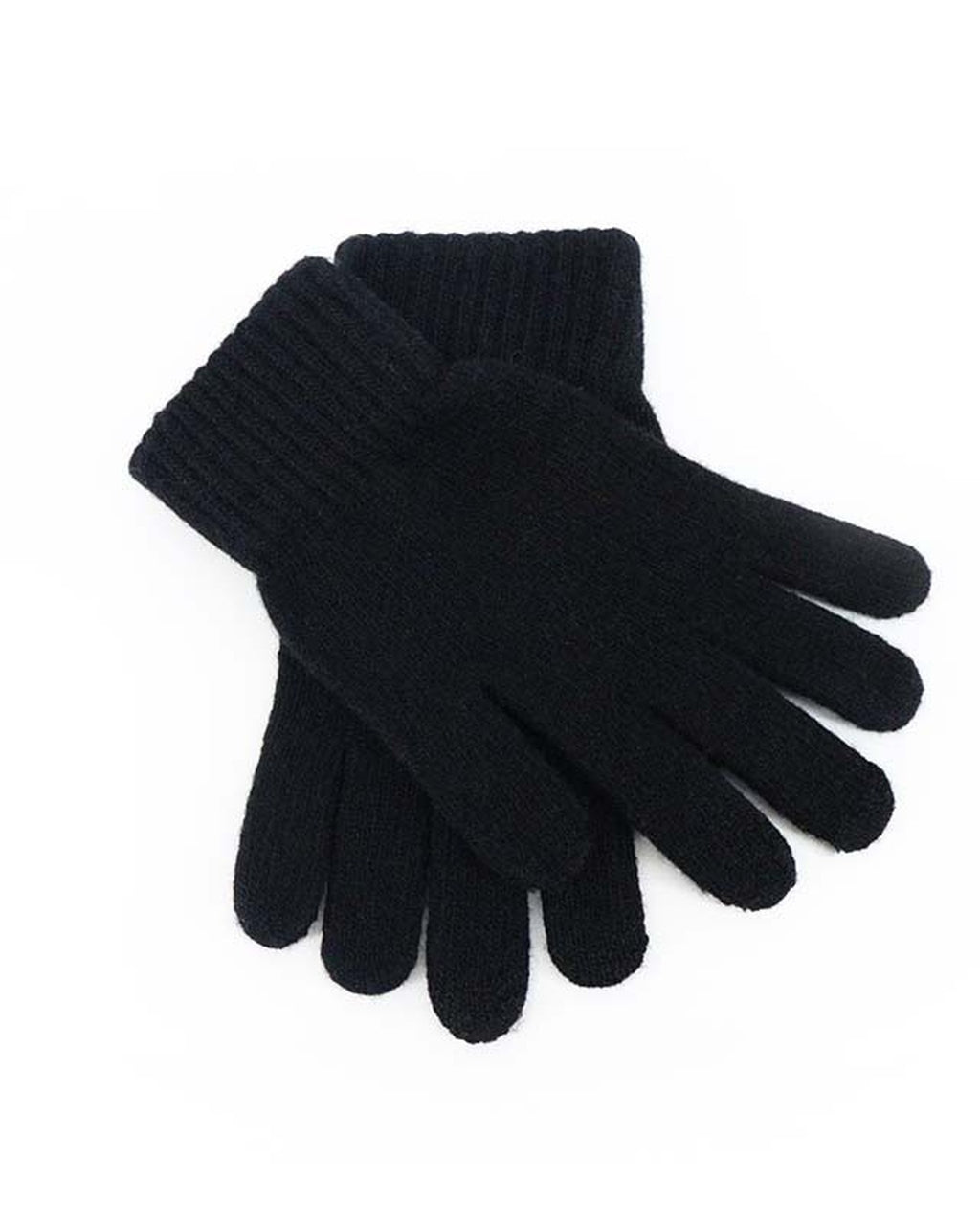 The Wool Tech Gloves in Black