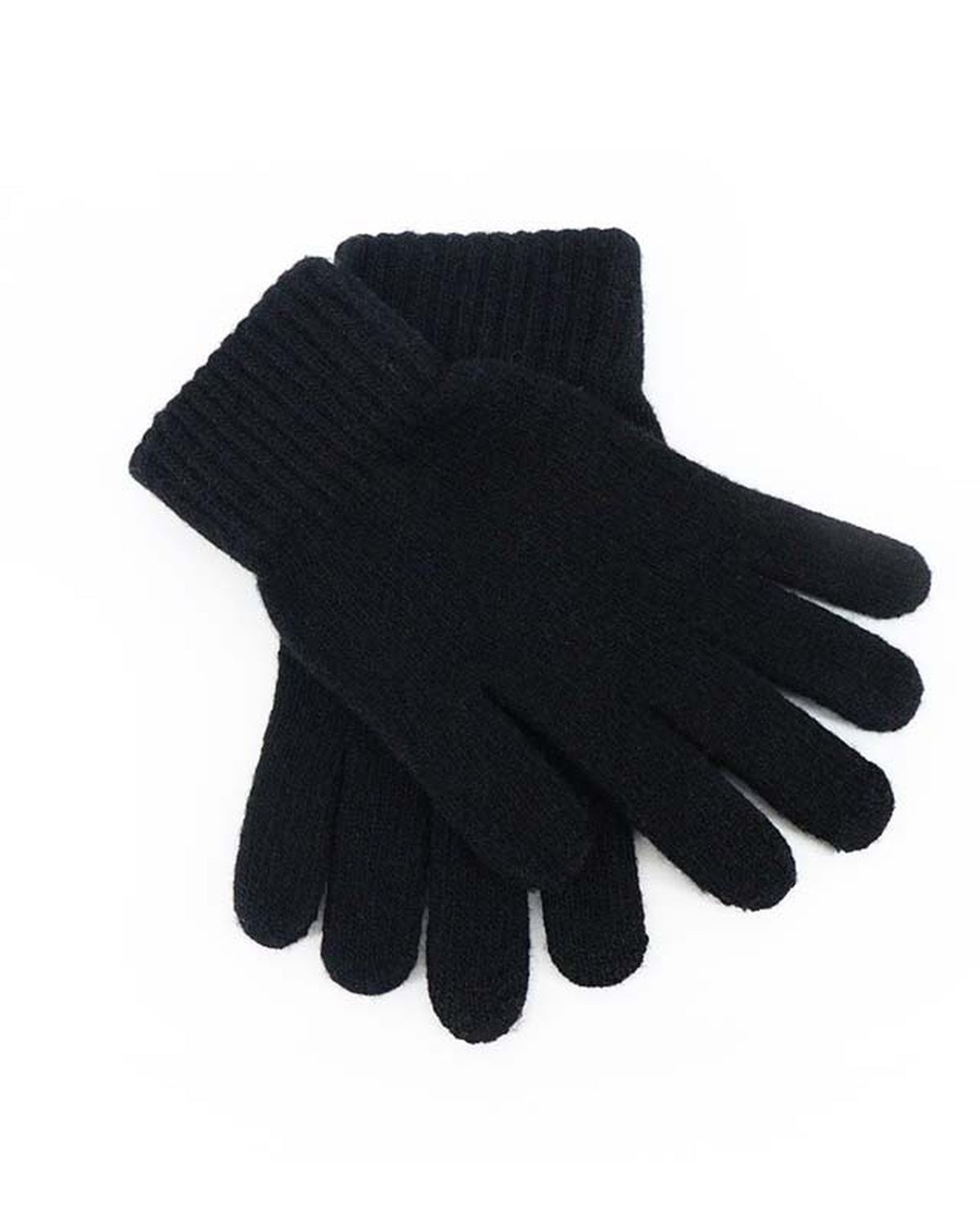 The Wool Tech Gloves in Black