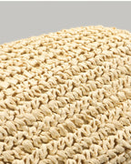 Wildfool khaki bucket bag showing polyester lining interior — detail shot