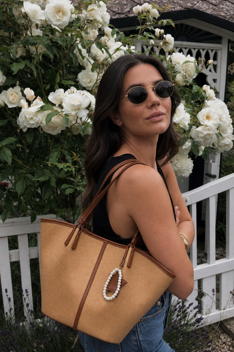 The Woven Basket Tote Bag