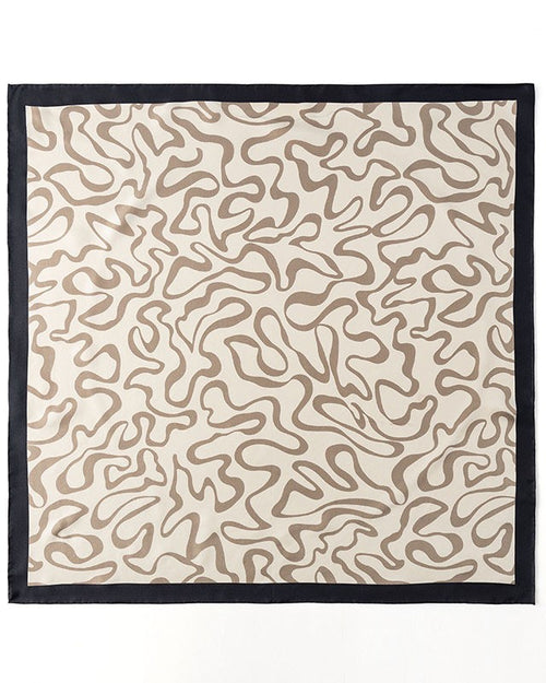 The Hand-Rolled Silk Square — Free Lines
