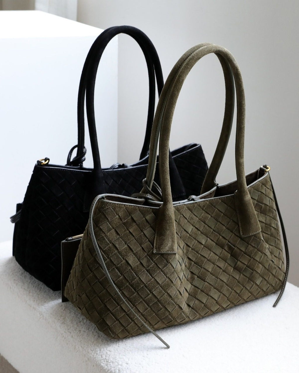 Wildfool The Arezzo Woven Tote, three-quarter view (2)