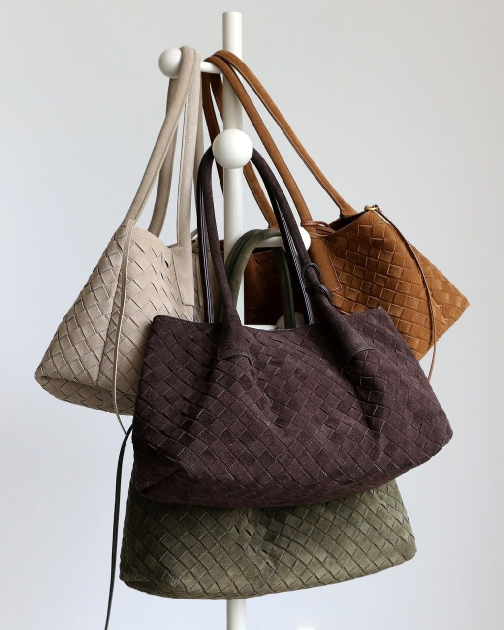 Wildfool The Arezzo Woven Tote, hanging
