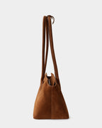 Wildfool The Padova Shoulder Tote in Cognac, side view