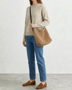 The Camogli Woven Bucket Crossbody