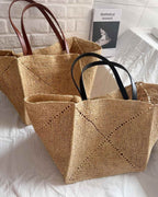 The Grand Market Tote - both strap colors