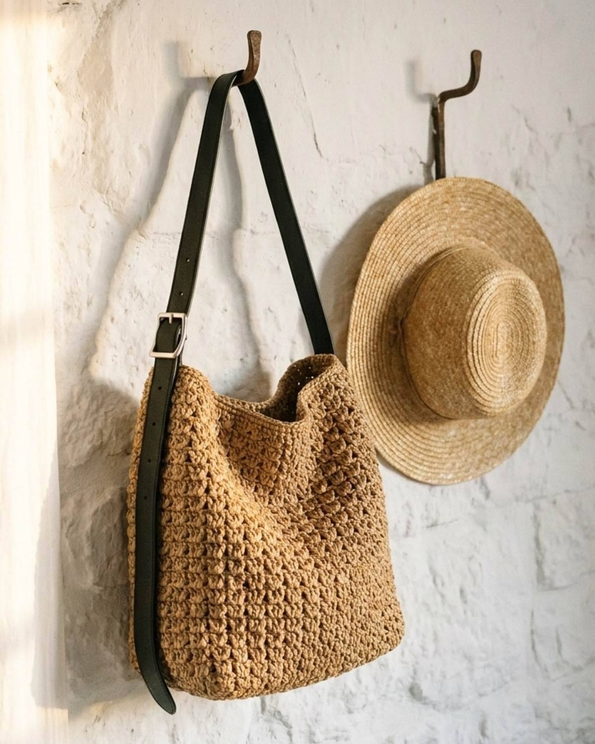 The Camogli Woven Bucket Crossbody