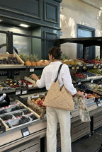 The French Raffia Shoulder Bag