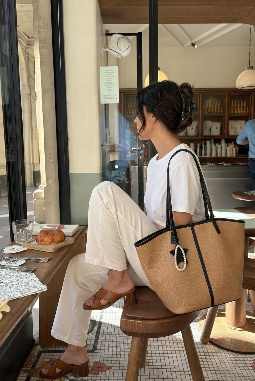 The Woven Basket Tote Bag