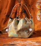Wildfool The Brocade Bucket Bag — detail view