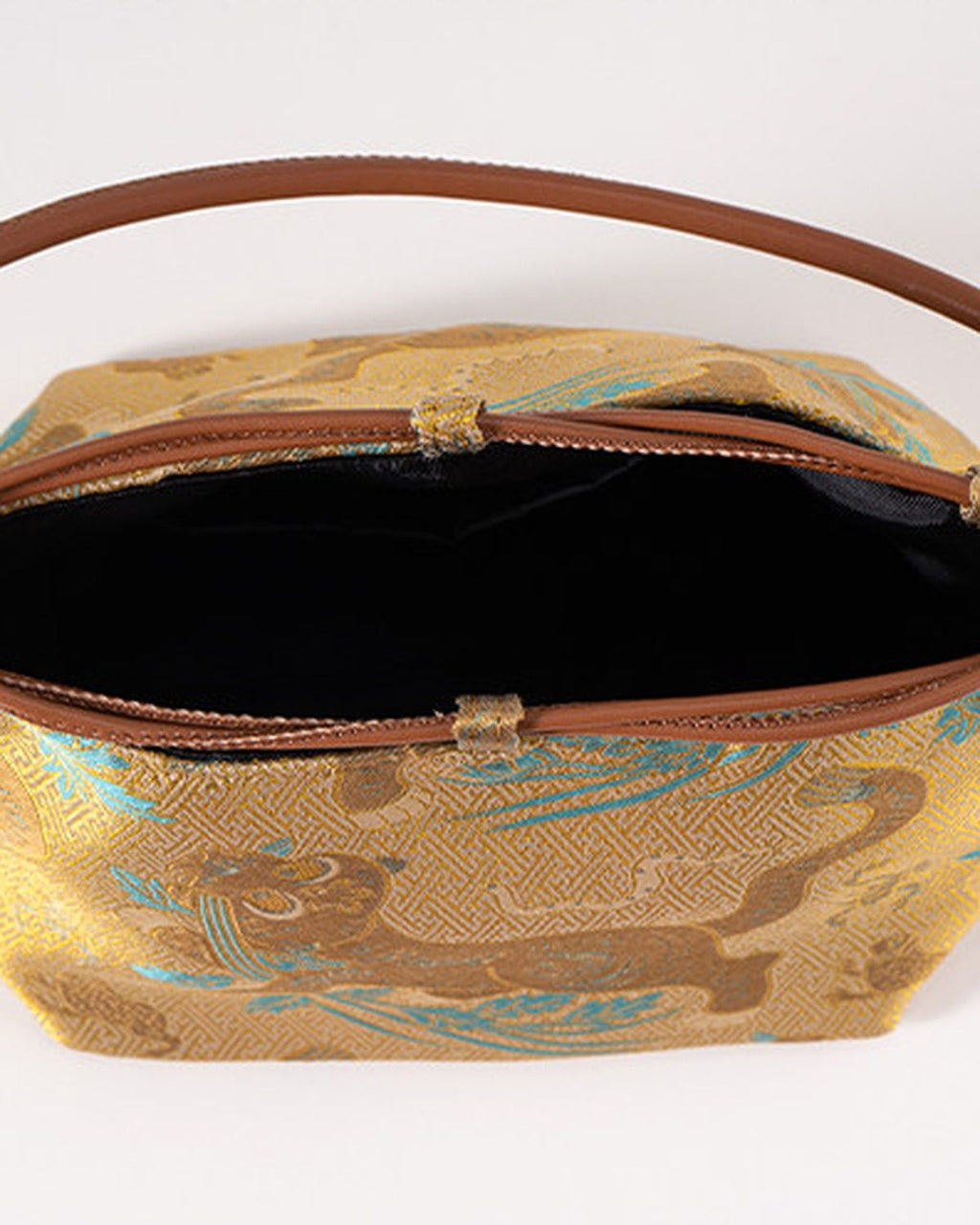 Wildfool The Brocade Bucket Bag — detail view