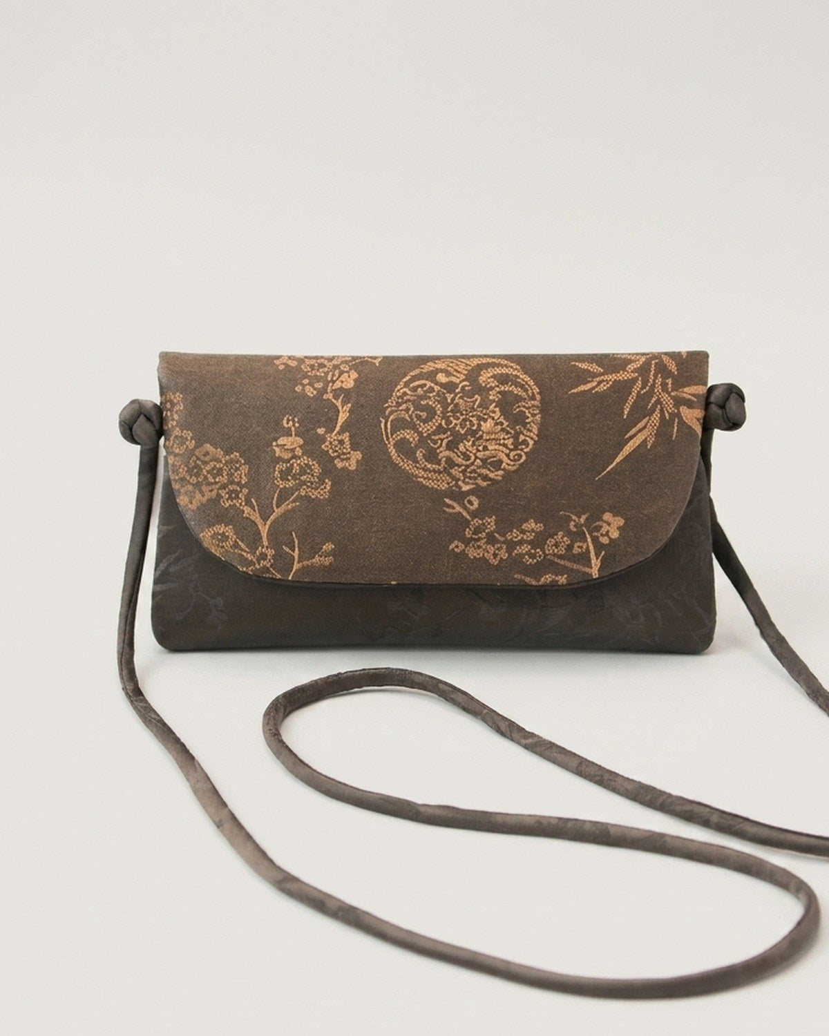 Wildfool The Brocade Flap Crossbody — detail view