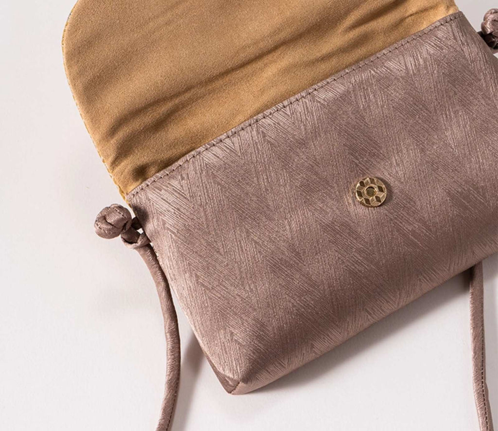 Wildfool The Brocade Flap Crossbody — detail view