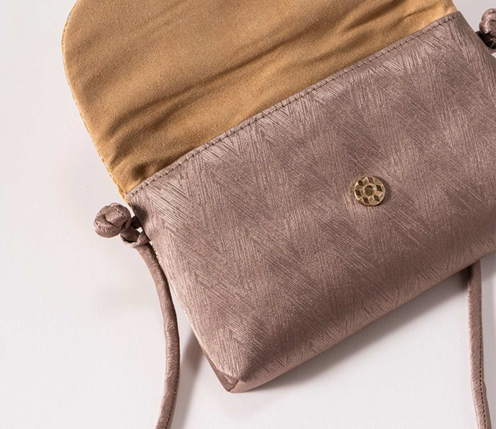 Wildfool The Brocade Flap Crossbody — detail view