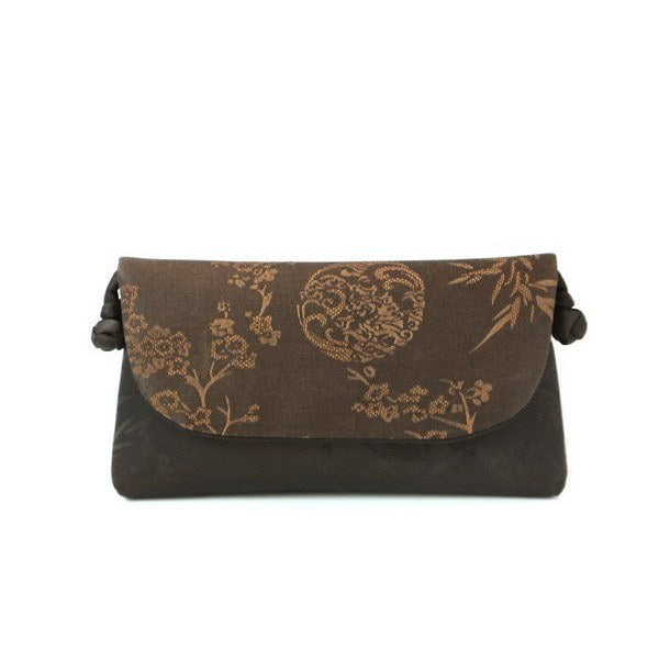 Wildfool The Brocade Flap Crossbody — detail view