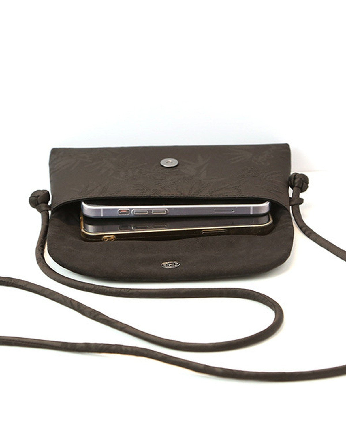 Wildfool The Brocade Flap Crossbody — detail view