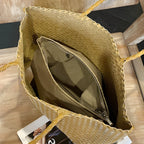 The Heritage Woven Leather Tote